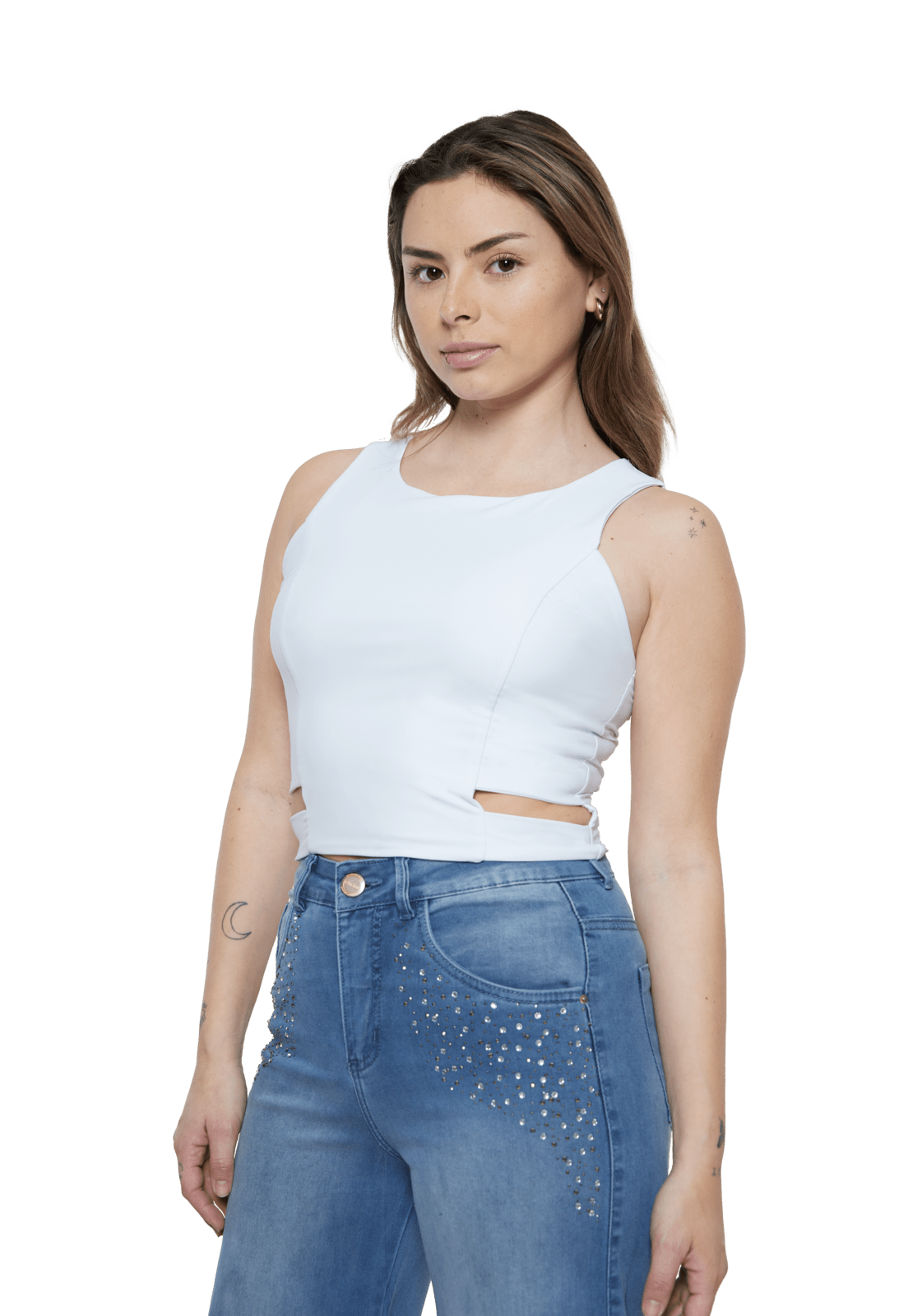 Polera Baikal I Blanca Divino Jeans