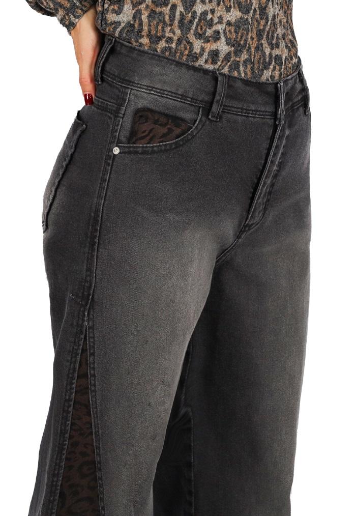 Jeans Ivet Negro Anima Print Divino Jeans