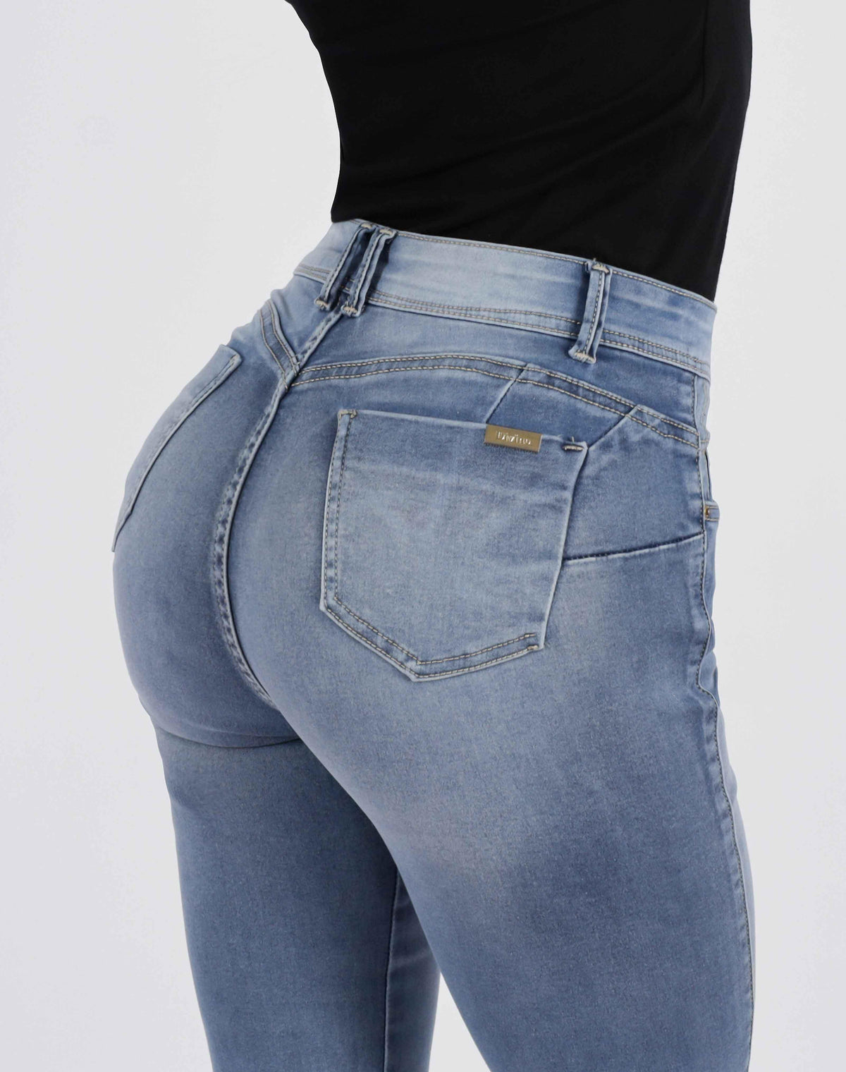 Jeans Carol I Celeste Divino Jeans
