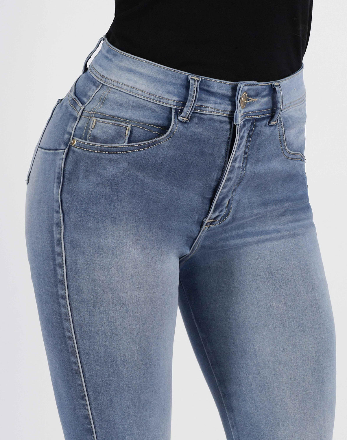 Jeans Carol I Celeste Divino Jeans