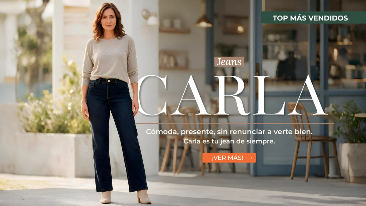 Jeans Carla III Negro Divino Jeans