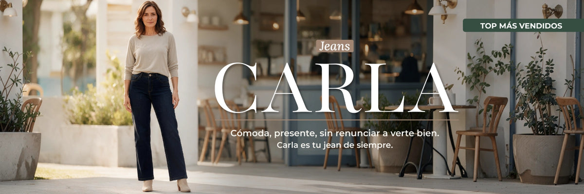 Jeans Carla III Negro Divino Jeans
