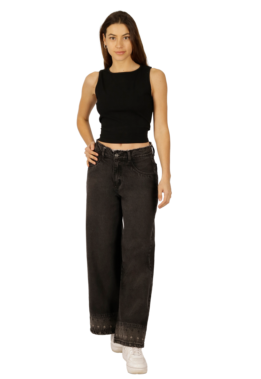 Jeans Rafaella Negro Divino Jeans