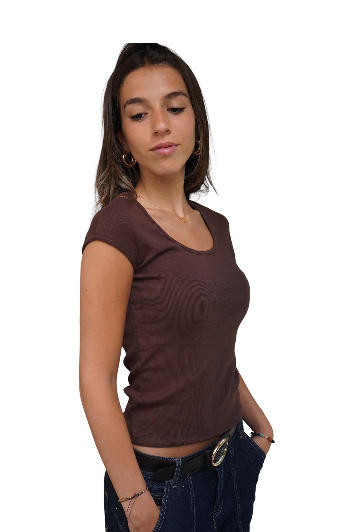 Polera Maira II Café Divino Jeans