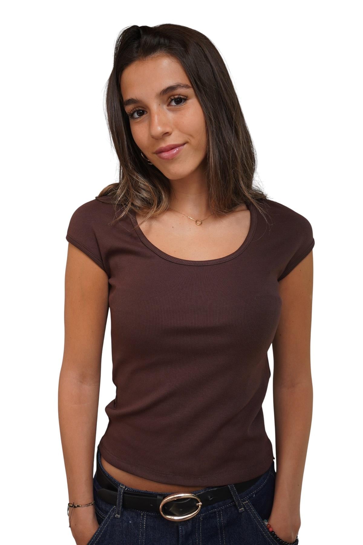 Polera Maira II Café Divino Jeans